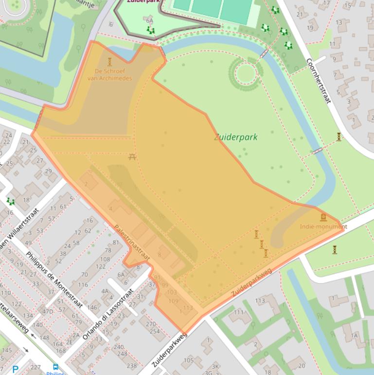 Kaart van postcodegebied 5216GL.