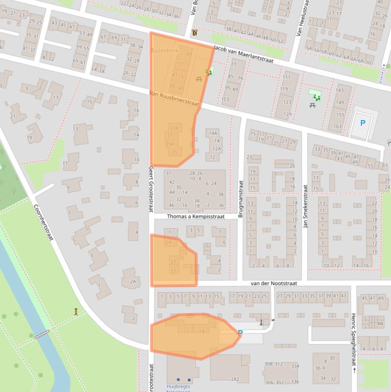 Kaart van postcodegebied 5216HV.