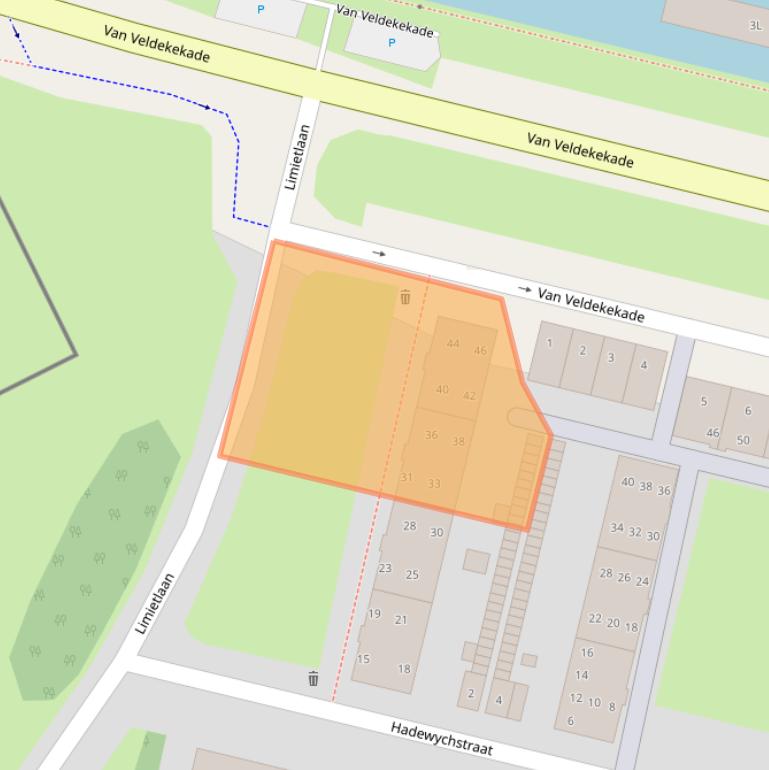 Kaart van postcodegebied 5216JK.