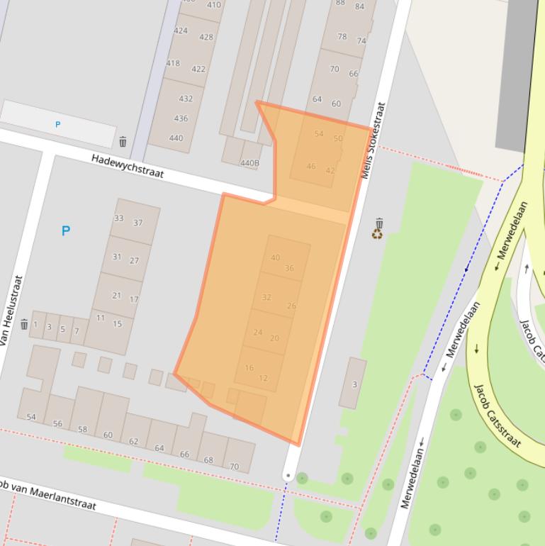 Kaart van postcodegebied 5216KP.