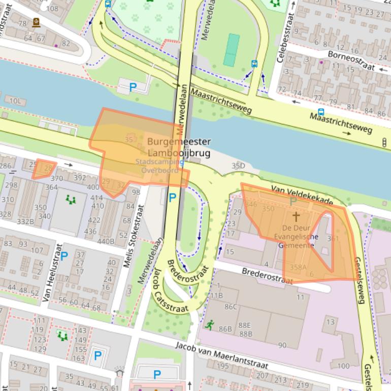 Kaart van postcodegebied 5216KT.