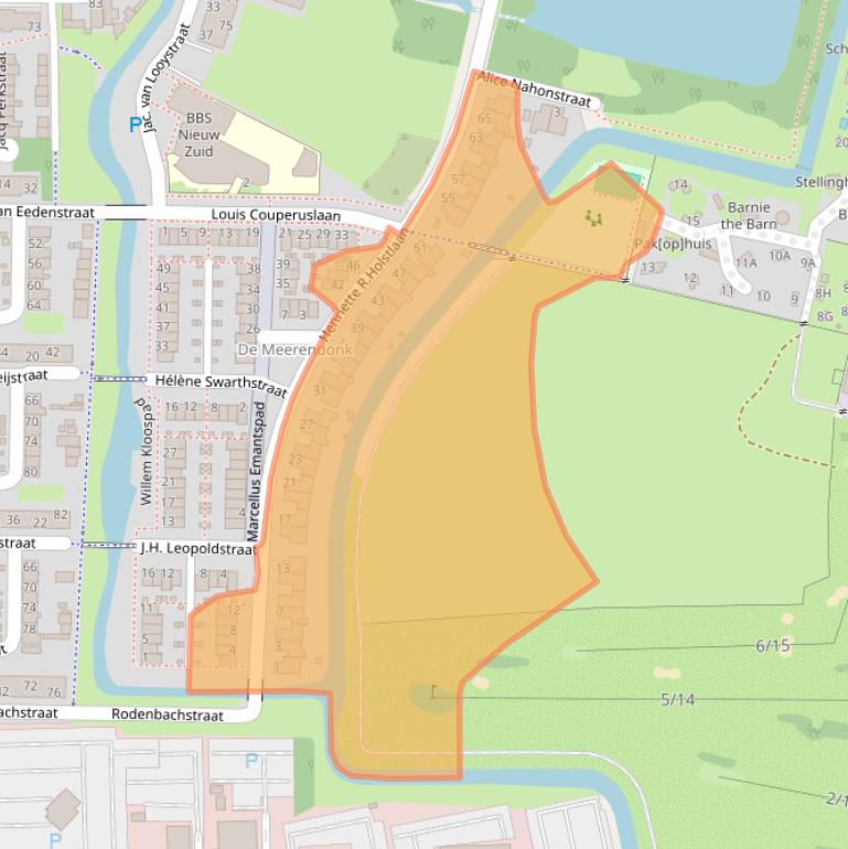 Kaart van postcodegebied 5216SK.