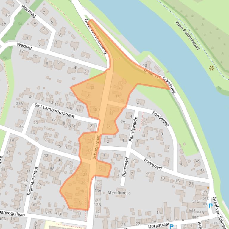 Kaart van postcodegebied 5221AB.