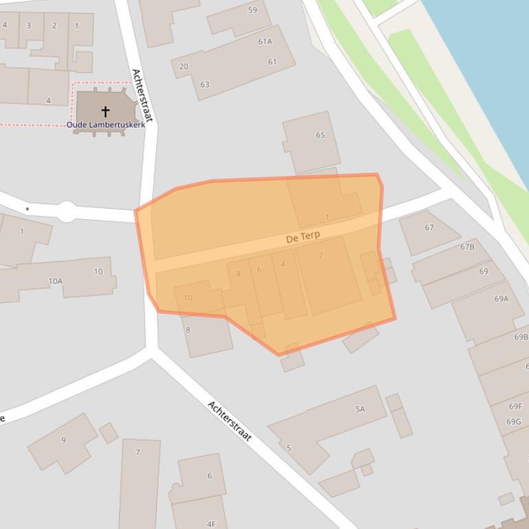 Kaart van postcodegebied 5221AK.