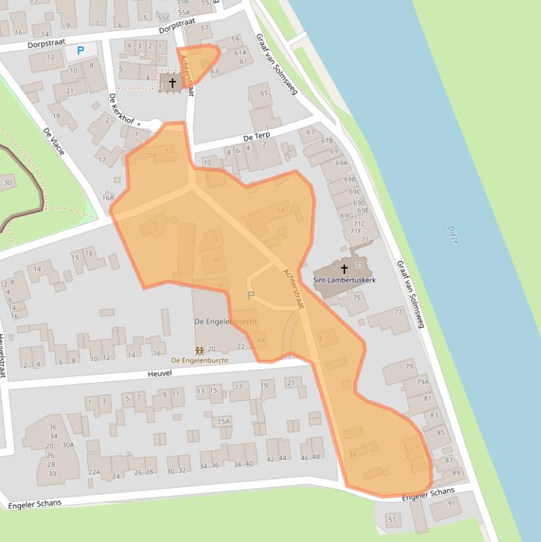 Kaart van postcodegebied 5221AN.