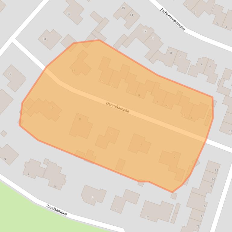 Kaart van postcodegebied 5221BJ.