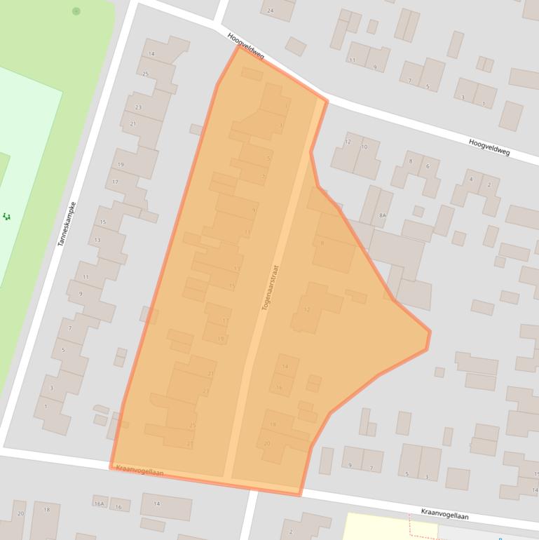 Kaart van postcodegebied 5221BK.