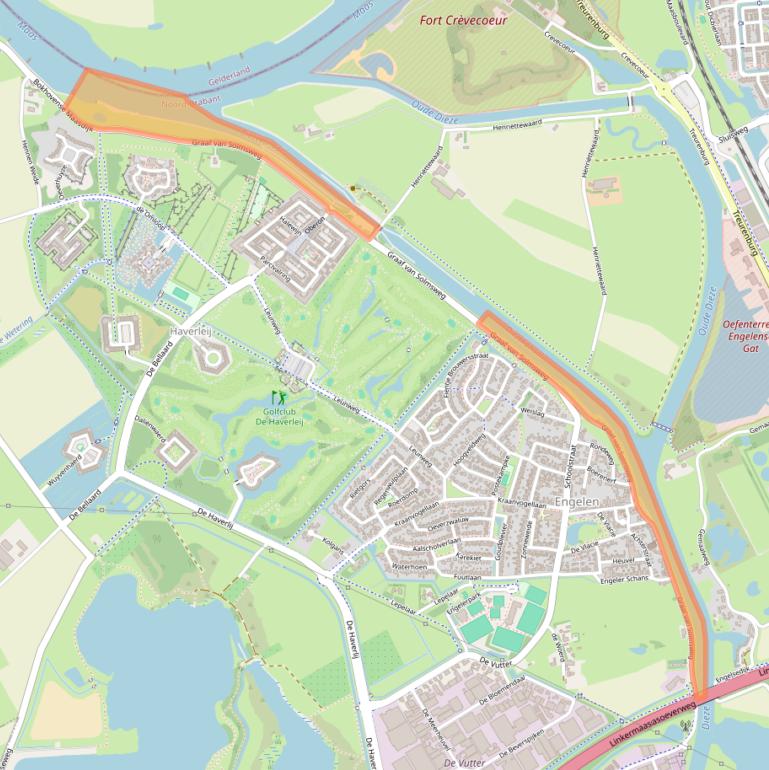 Kaart van postcodegebied 5221BN.