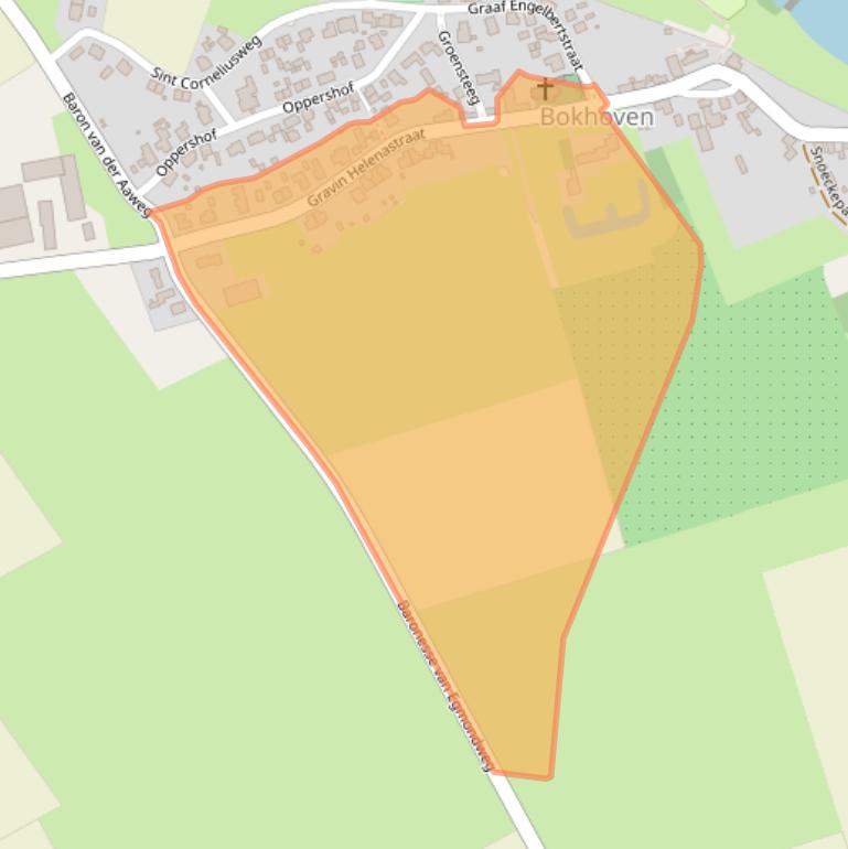 Kaart van postcodegebied 5221CB.