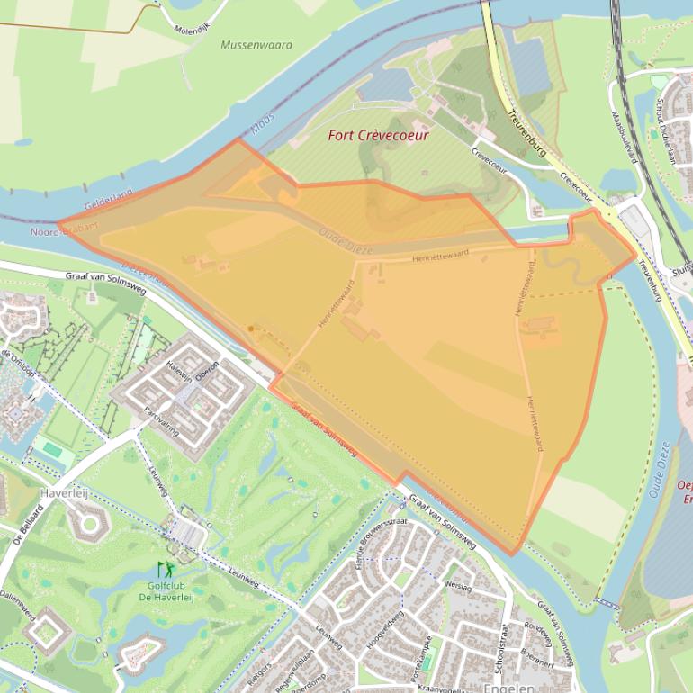 Kaart van postcodegebied 5221CG.