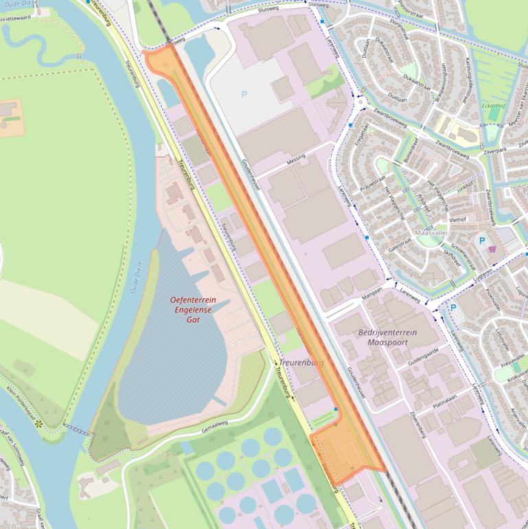 Kaart van postcodegebied 5221CJ.