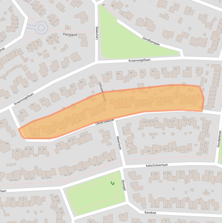 Kaart van postcodegebied 5221GM.