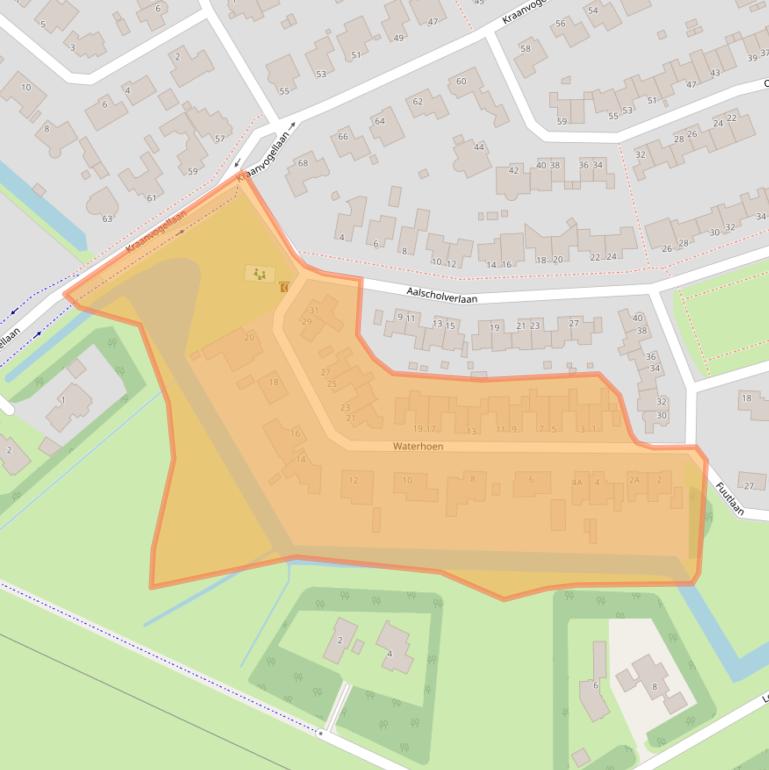 Kaart van postcodegebied 5221GW.