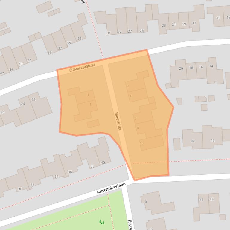 Kaart van postcodegebied 5221HB.