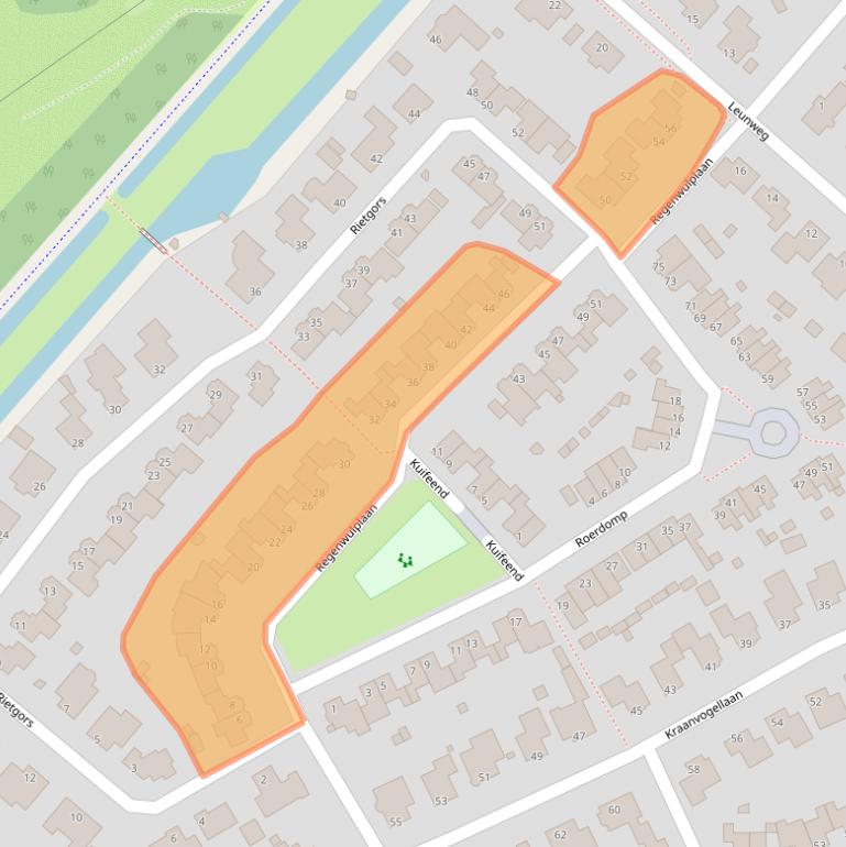 Kaart van postcodegebied 5221HE.