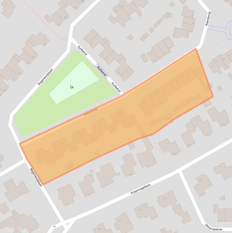 Kaart van postcodegebied 5221HL.