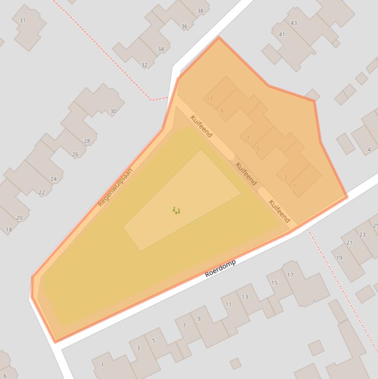 Kaart van postcodegebied 5221HN.