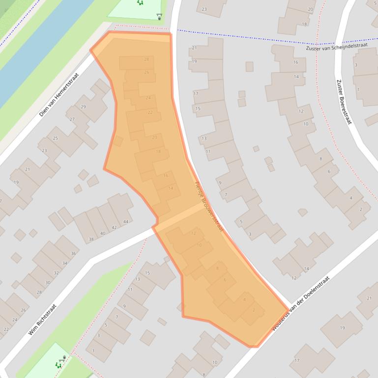 Kaart van postcodegebied 5221JM.