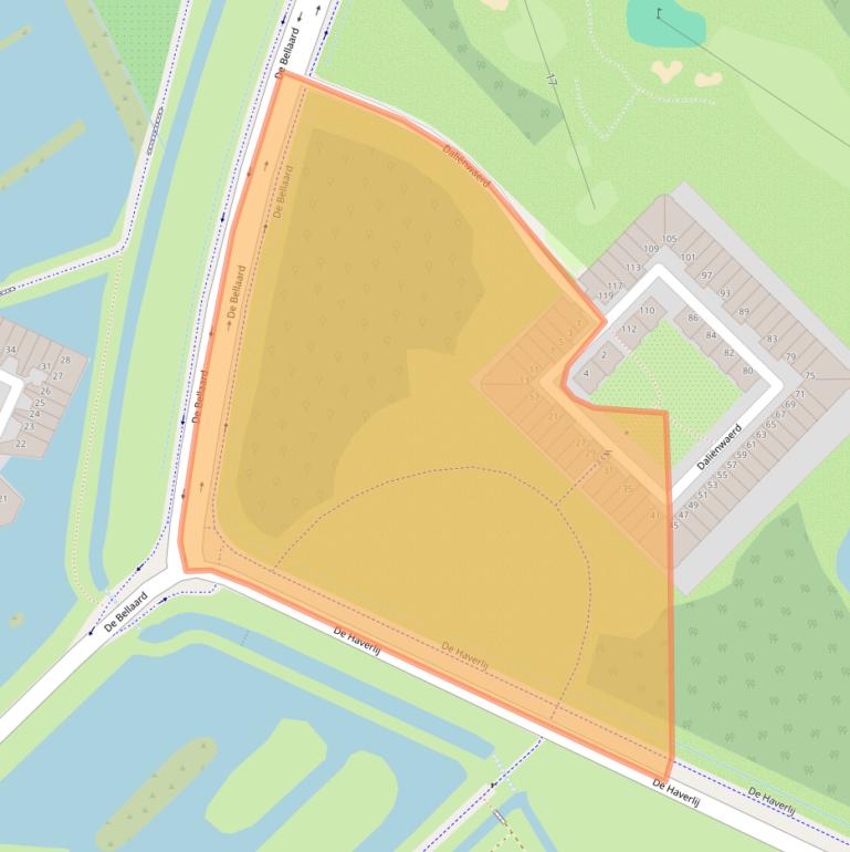 Kaart van postcodegebied 5221KD.