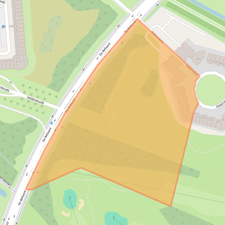 Kaart van postcodegebied 5221KJ.