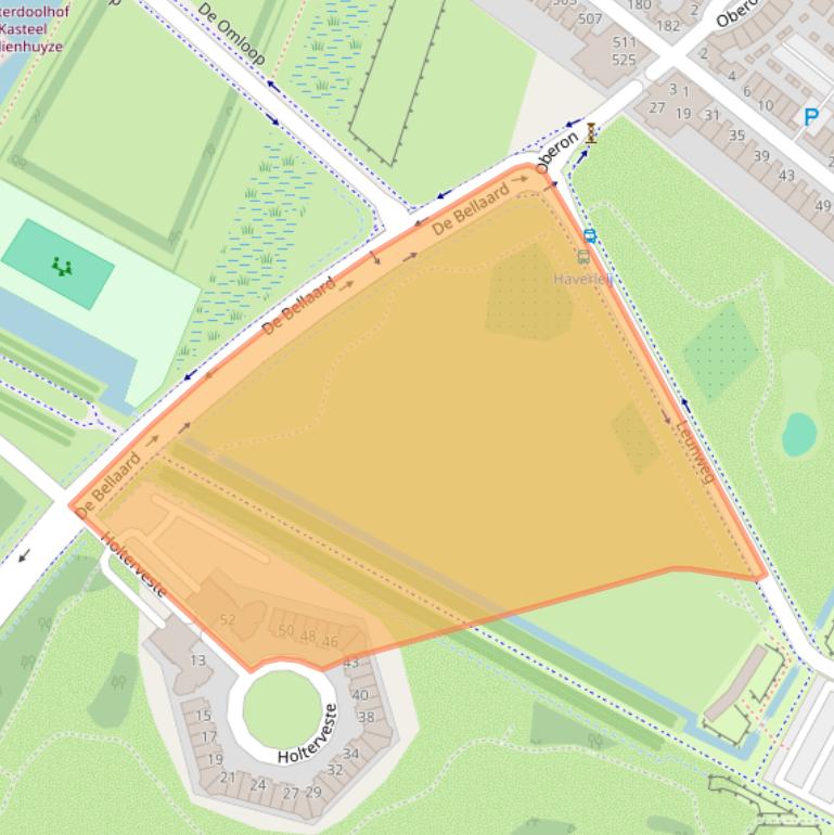 Kaart van postcodegebied 5221KL.