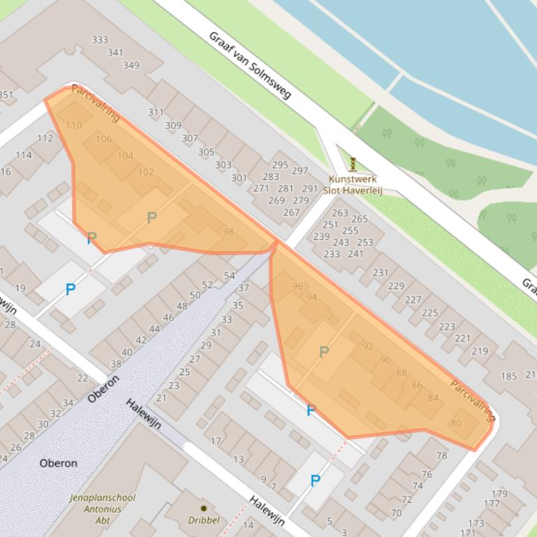 Kaart van postcodegebied 5221LP.