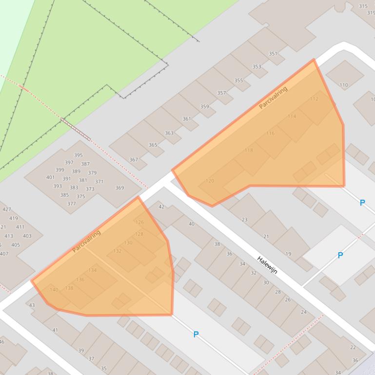 Kaart van postcodegebied 5221LR.