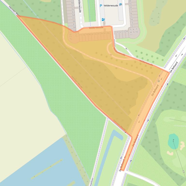 Kaart van postcodegebied 5221PD.