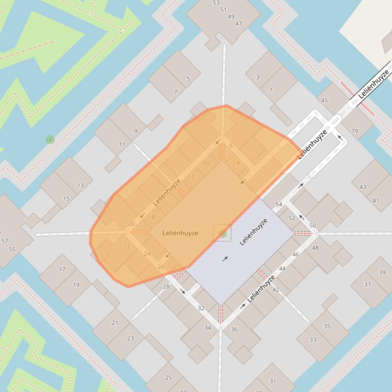 Kaart van postcodegebied 5221PH.