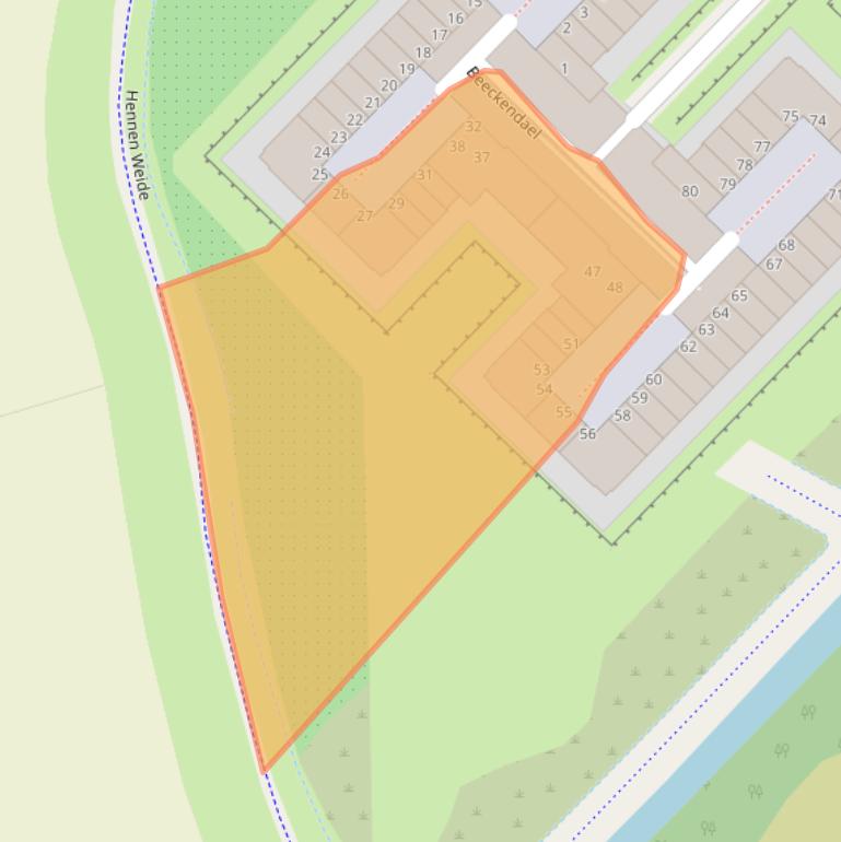 Kaart van postcodegebied 5221PL.