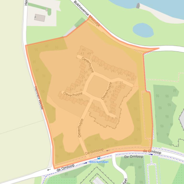 Kaart van postcodegebied 5221PS.