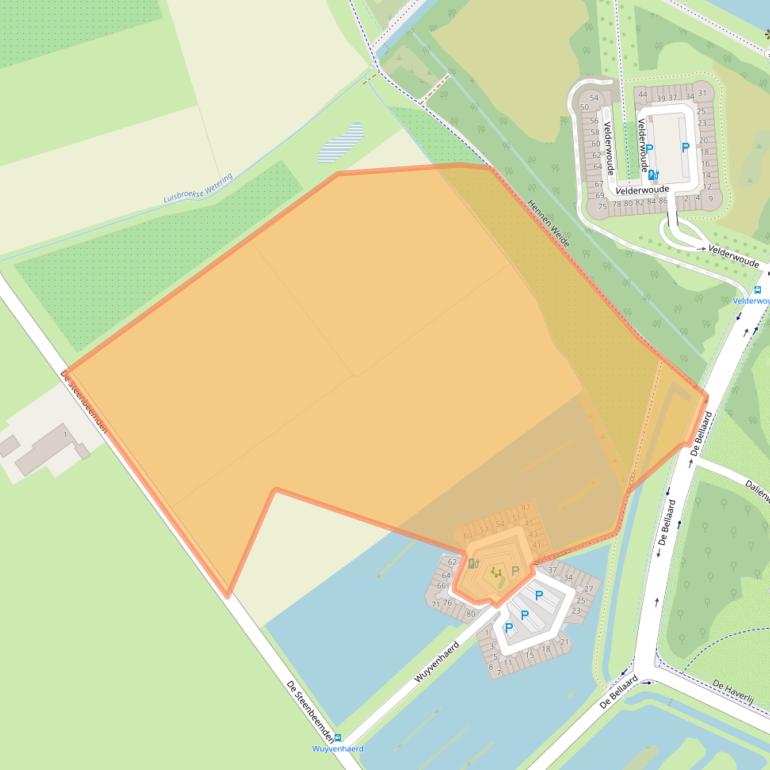 Kaart van postcodegebied 5221RC.