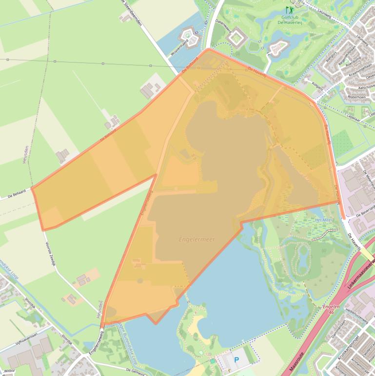 Kaart van postcodegebied 5221TN.