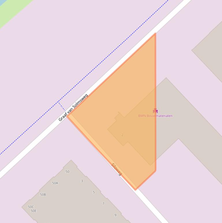 Kaart van postcodegebied 5222BK.