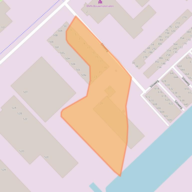 Kaart van postcodegebied 5222BN.