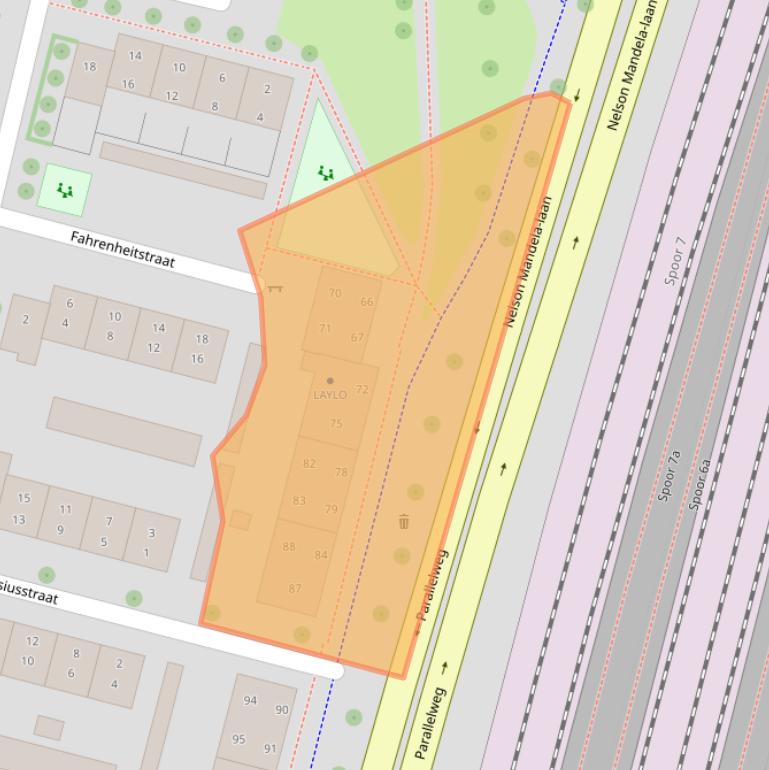 Kaart van postcodegebied 5223AM.