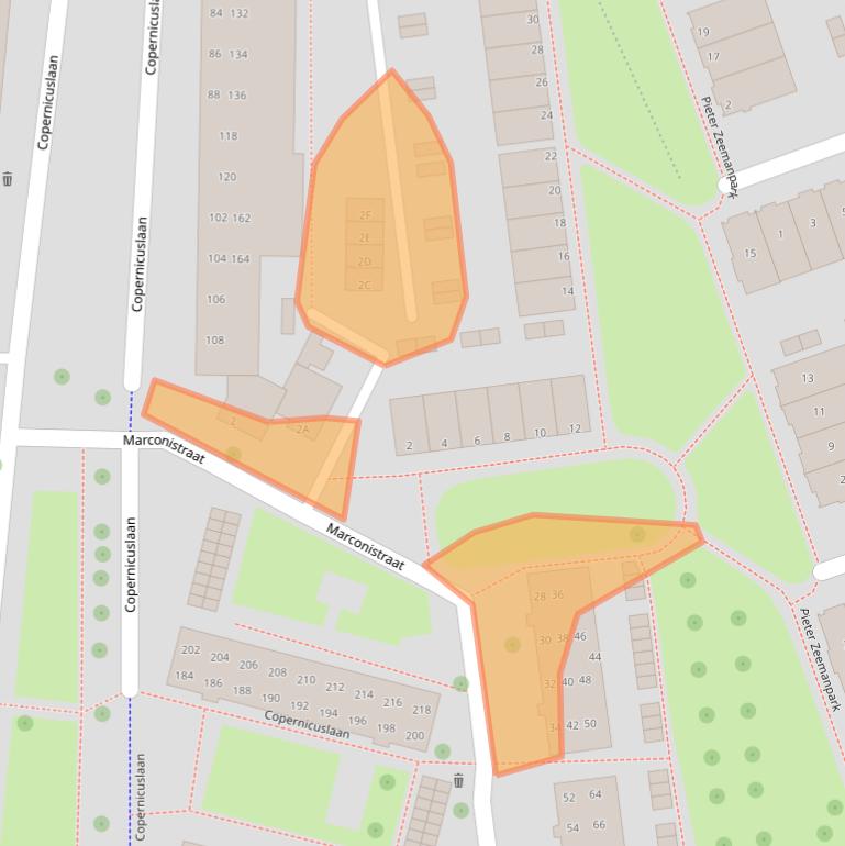 Kaart van postcodegebied 5223CG.