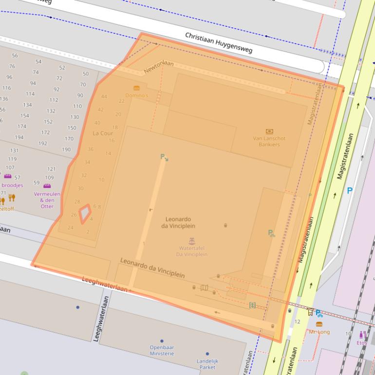 Kaart van postcodegebied 5223DR.