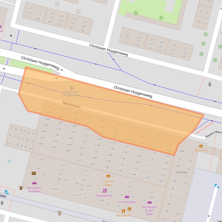 Kaart van postcodegebied 5223DW.