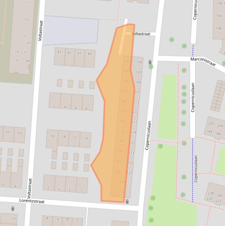 Kaart van postcodegebied 5223ED.