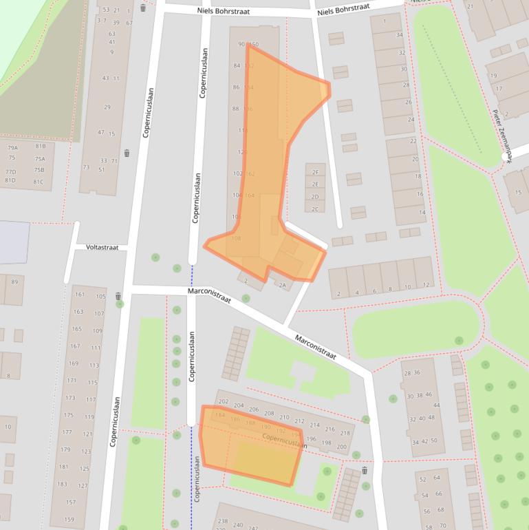 Kaart van postcodegebied 5223EM.