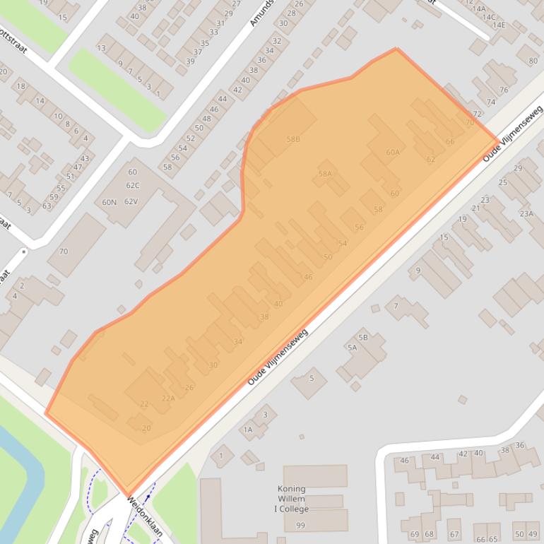 Kaart van postcodegebied 5223GN.