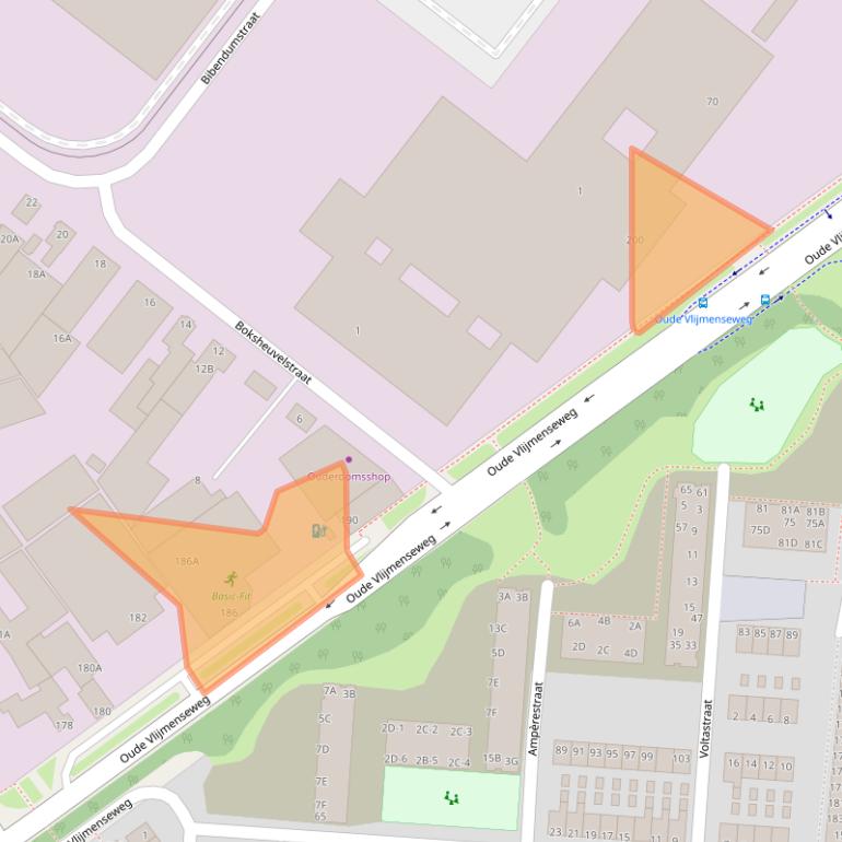 Kaart van postcodegebied 5223GT.