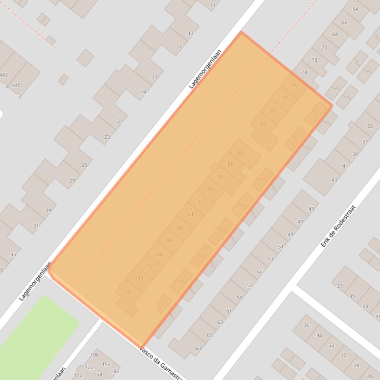 Kaart van postcodegebied 5223HZ.