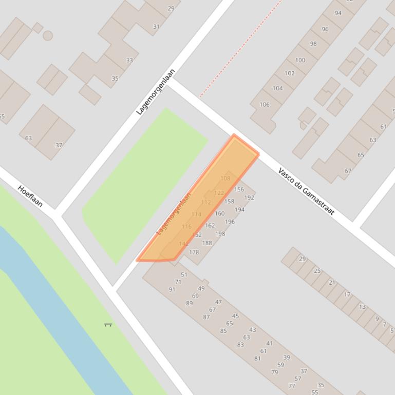 Kaart van postcodegebied 5223JA.