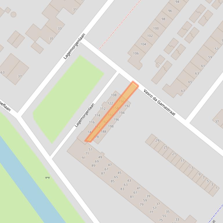 Kaart van postcodegebied 5223JB.