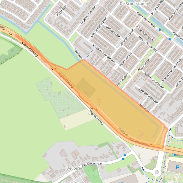 Kaart van postcodegebied 5223JK.