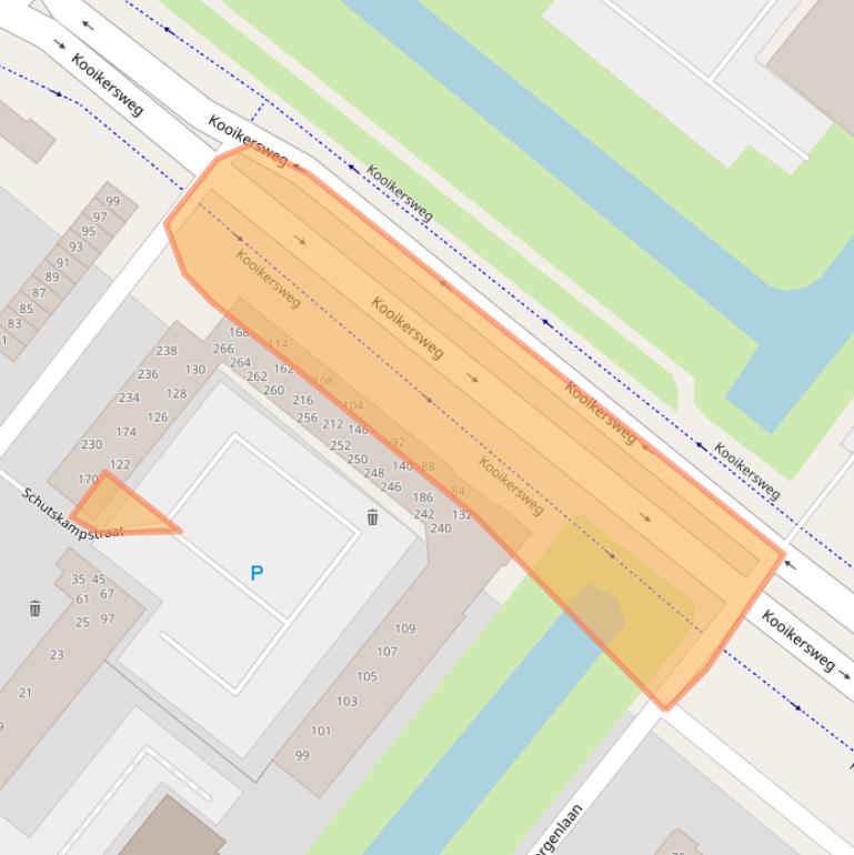 Kaart van postcodegebied 5223KJ.