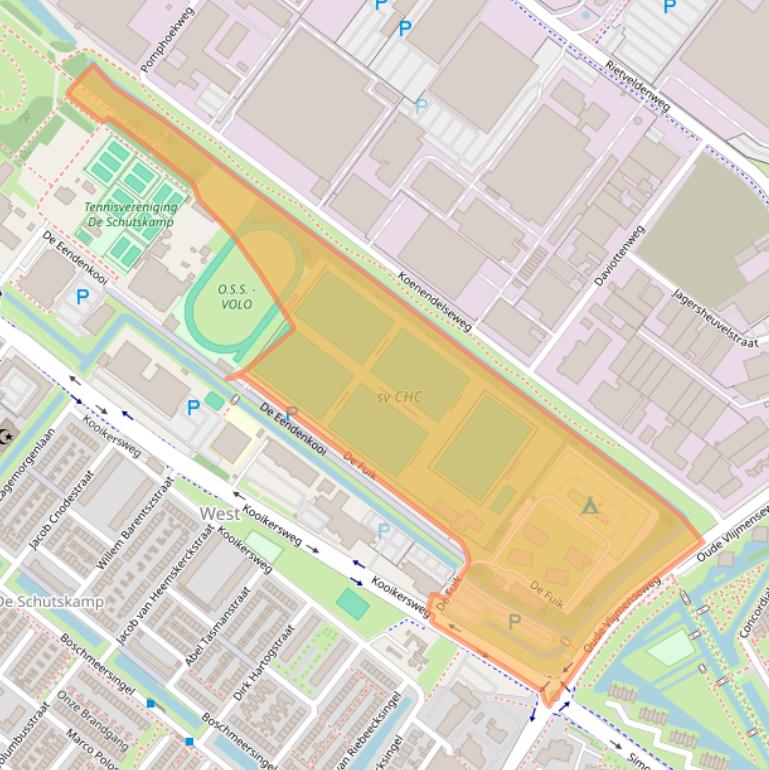 Kaart van postcodegebied 5223KT.