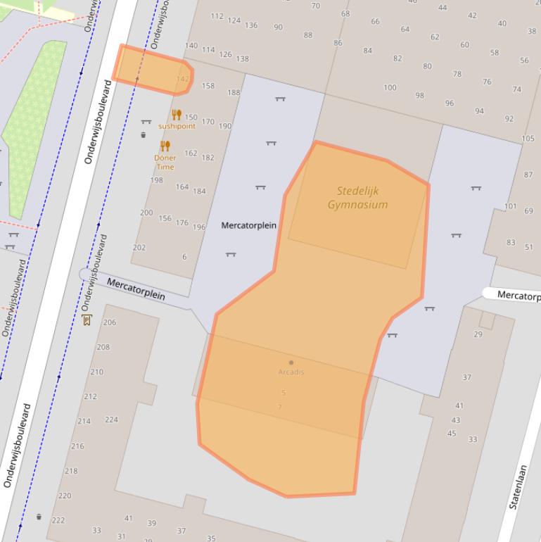 Kaart van postcodegebied 5223LL.